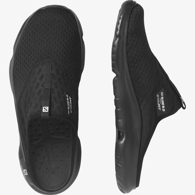 Tienda Salomon Chile Chanclas Salomon REELAX SLIDE 5.0 Hombre Negras